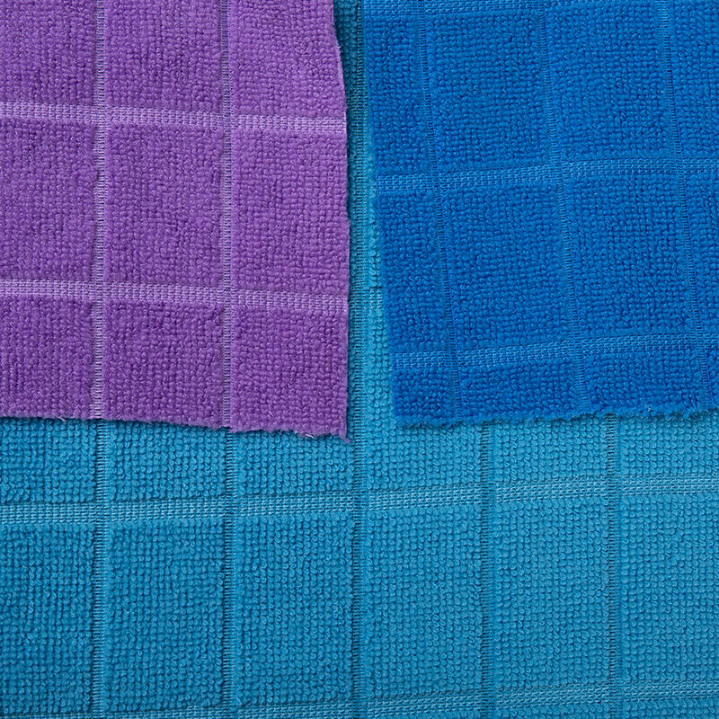 Dobbeltsidet almindelig polyester-cotton Terry klud
